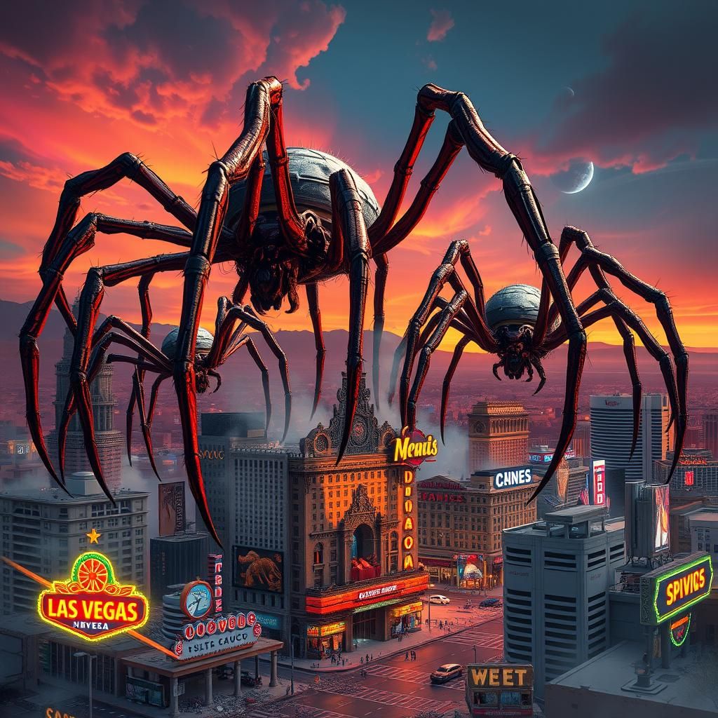 Giant Eight-Legged Freaks Ransack Las Vegas