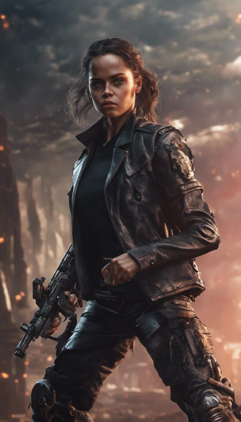 Jenna Ortega T-800 Terminator