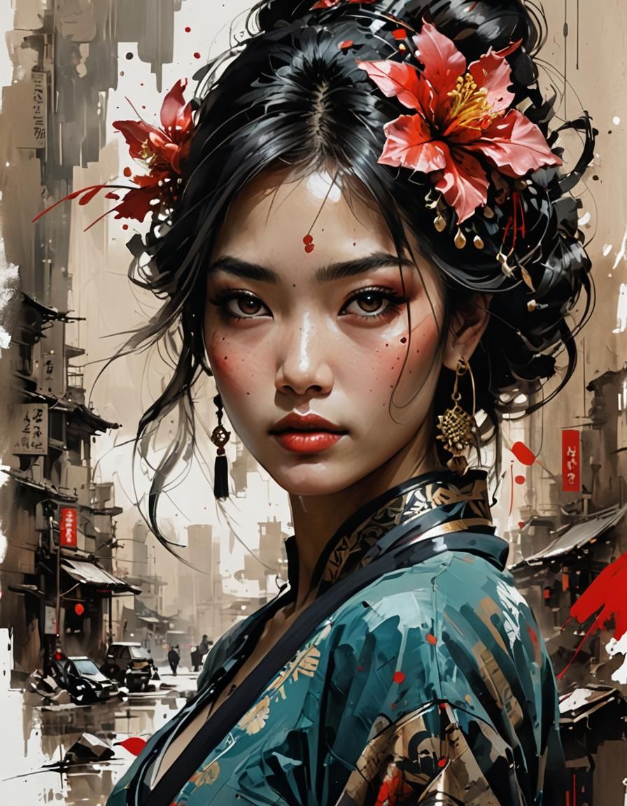 Fantastical Matte Painting Inspired by Asian Art