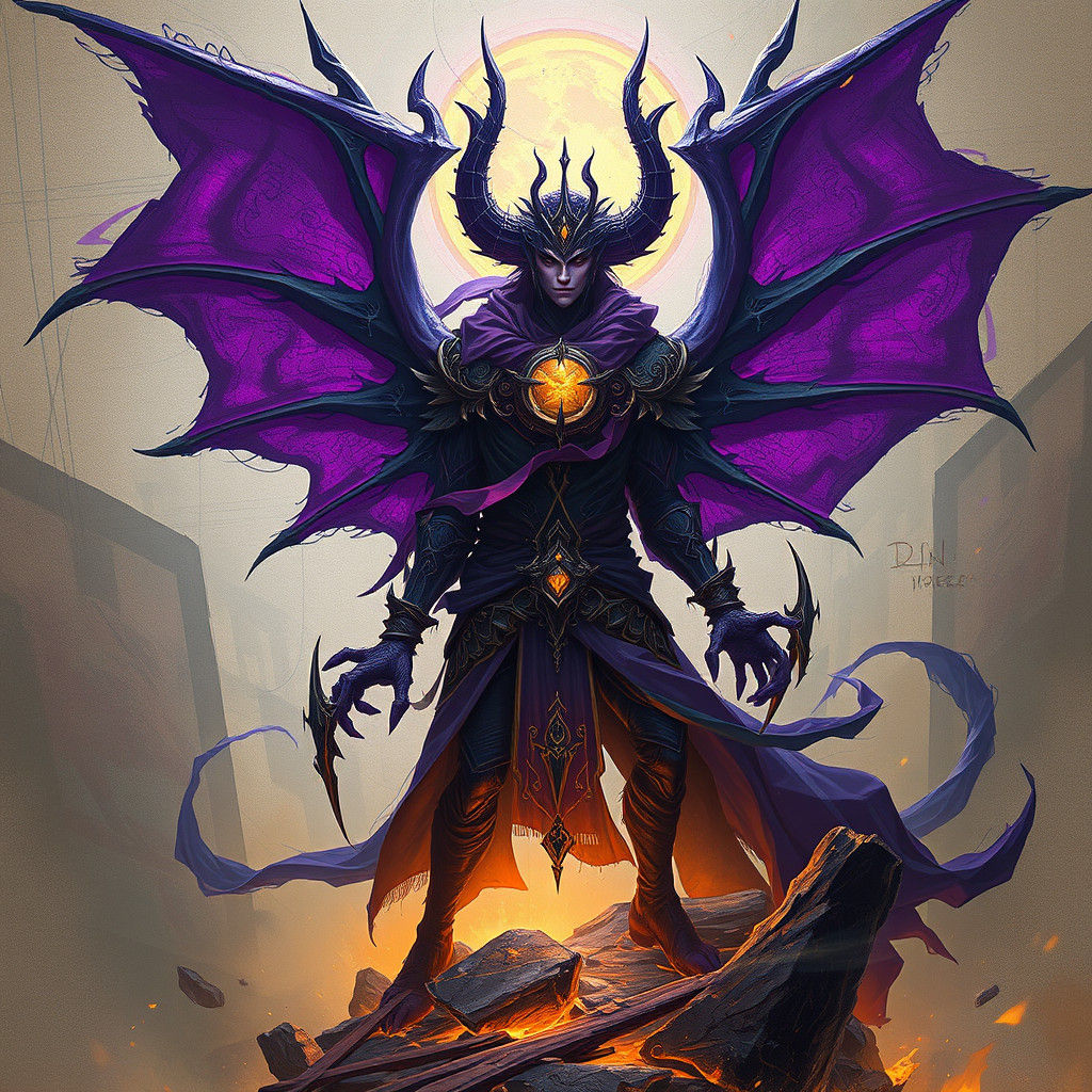 Dark Fantasy Art with Mystical Lighting