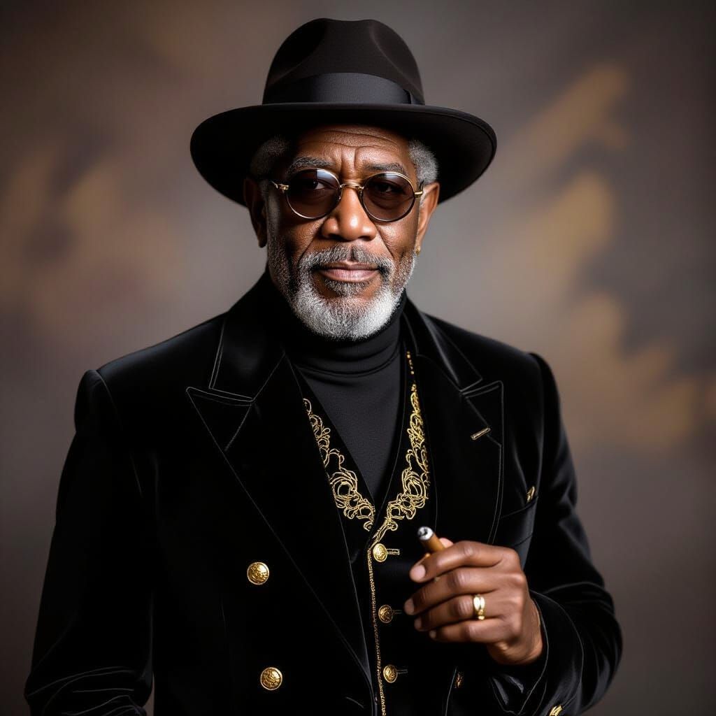 Morgan Freeman in Chain Reaction Studio Portrait