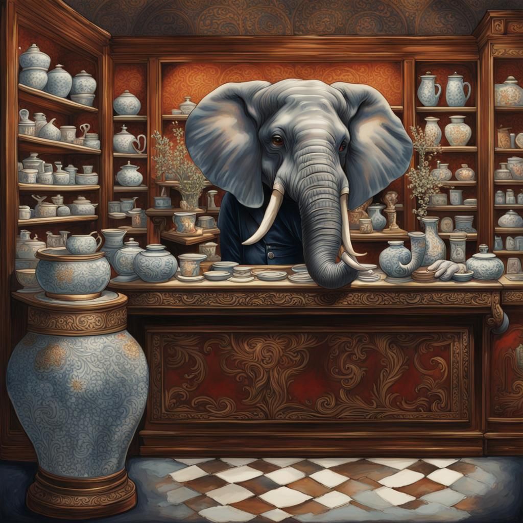 Who Said That a China Shop Is No Place for an Elephant?