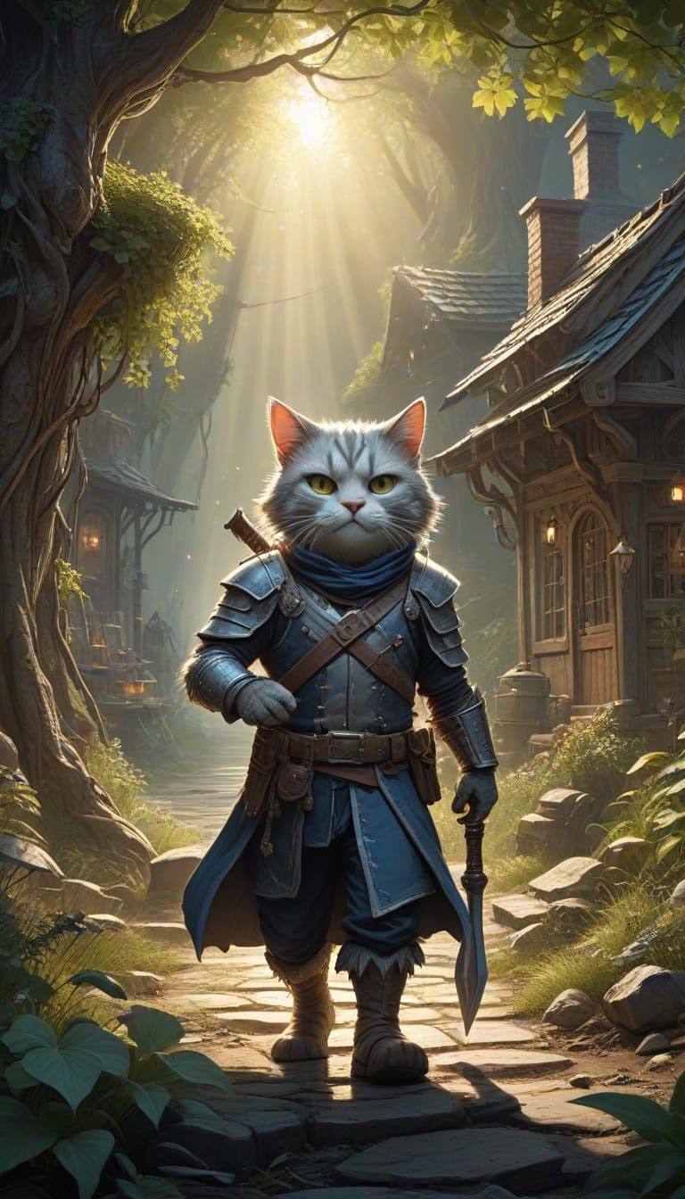 Wizard Cat and Comrades Embark on May Morning Quest in Fanta...