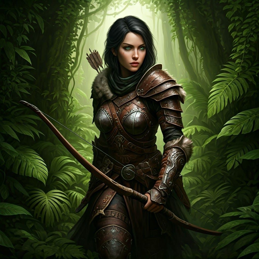 Huntress of the jungle