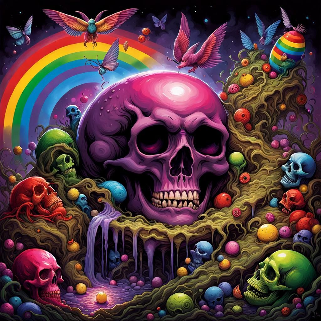 Surreal Rainbow of Negative Emotions: Gothic Horror