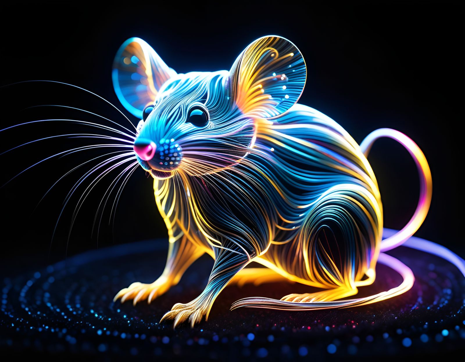 Glowing mouse