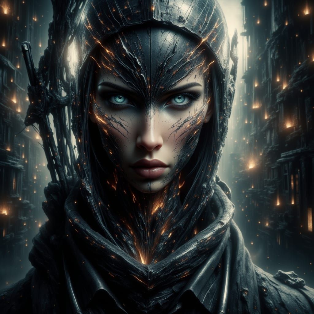 The Black Viper Resistance Fighter in Leather