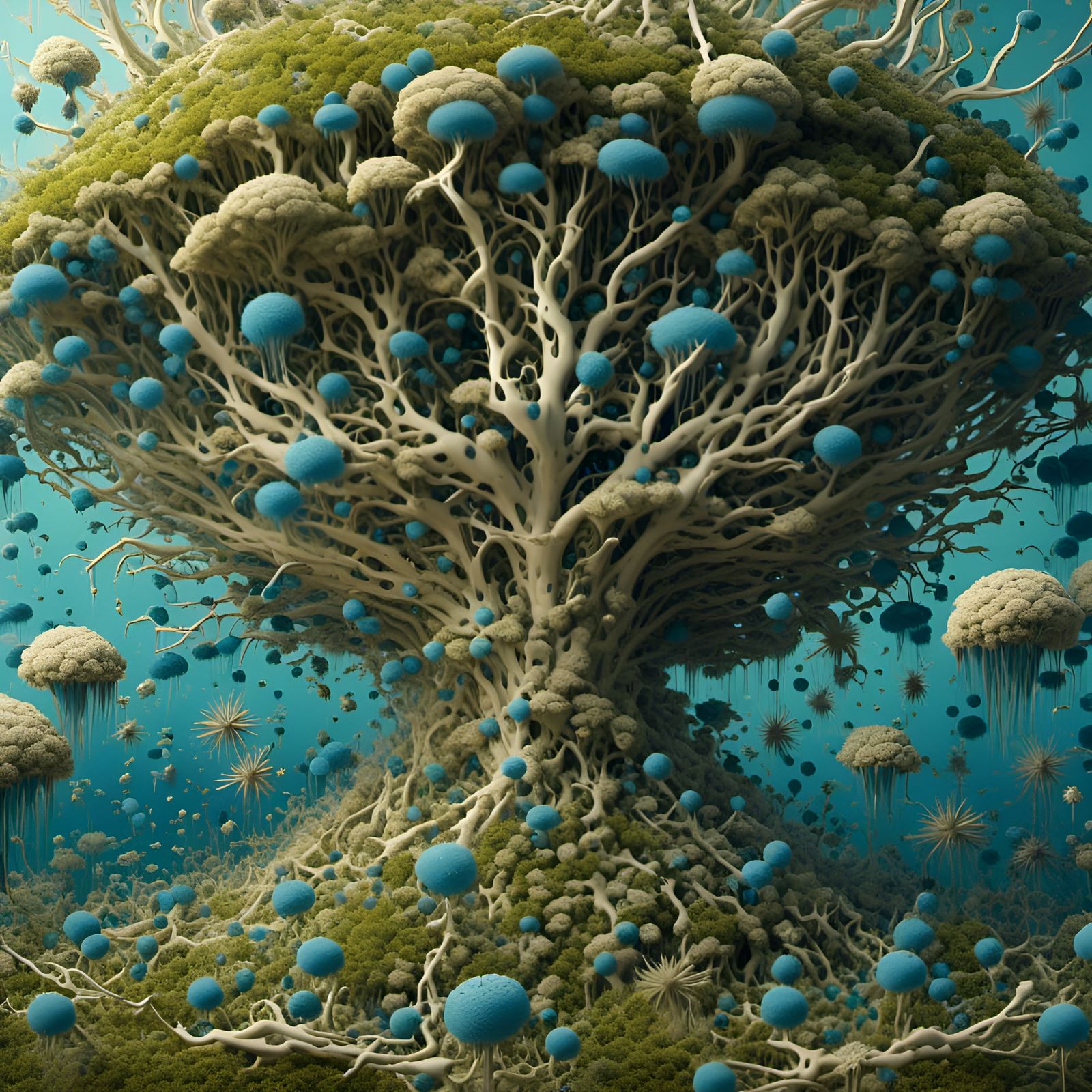 Wildlife Recovery After Virus, Digital Matte Painting