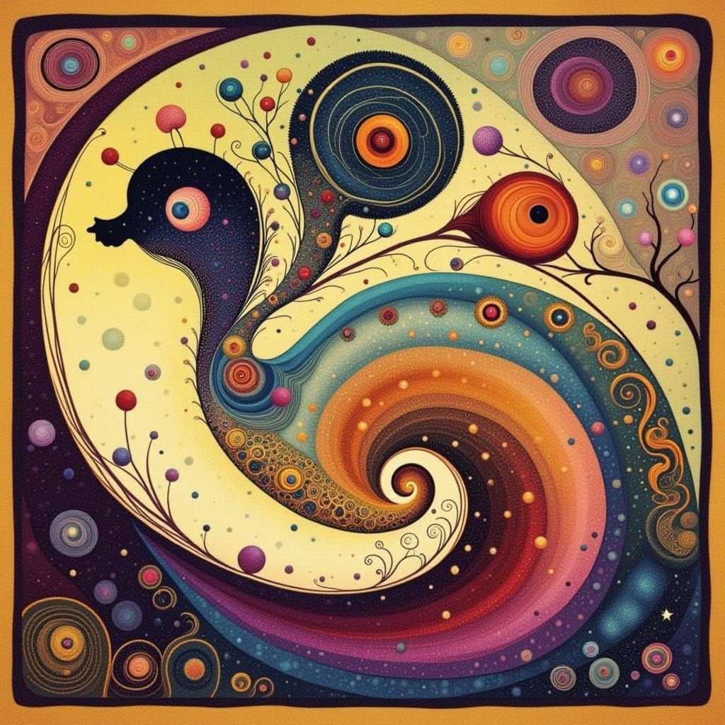 Abstract Expressionism with Lora Style