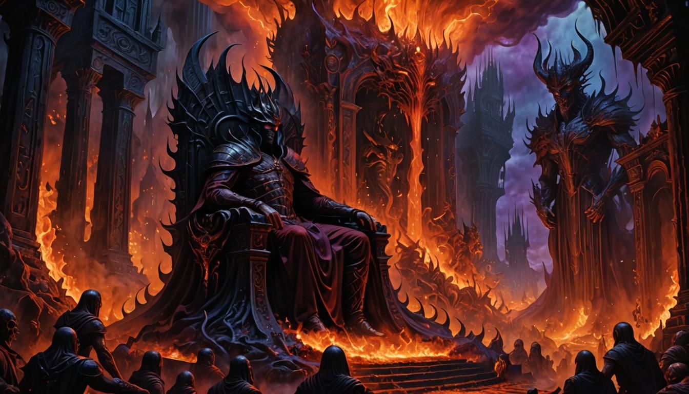 King of the Underworld: A Dante's Inferno Scene