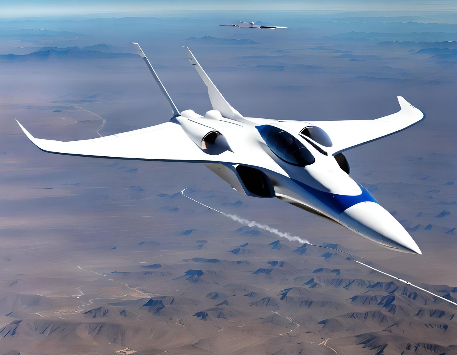NASA's Futuristic Sonic Boom-Less Supersonic Plane
