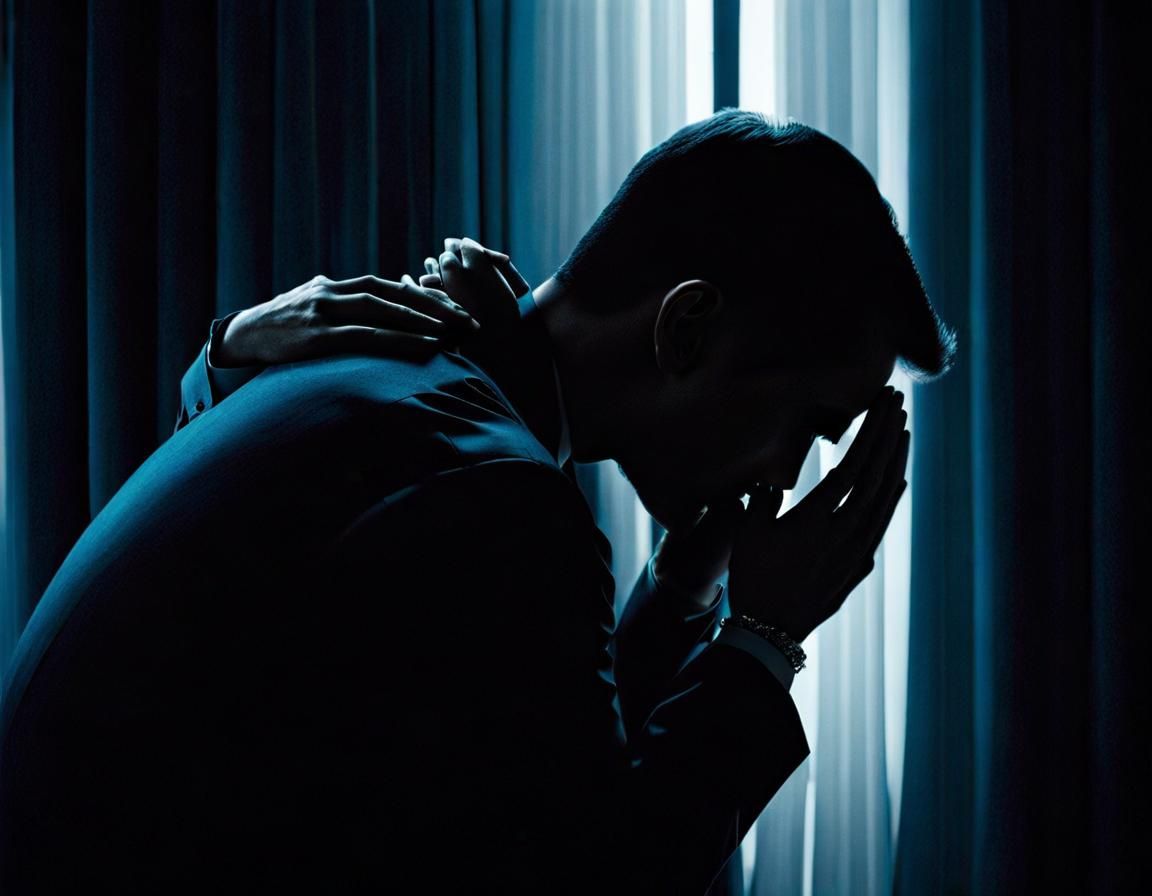 Moody Cinematic Image Reflecting Loss and Uncertainty