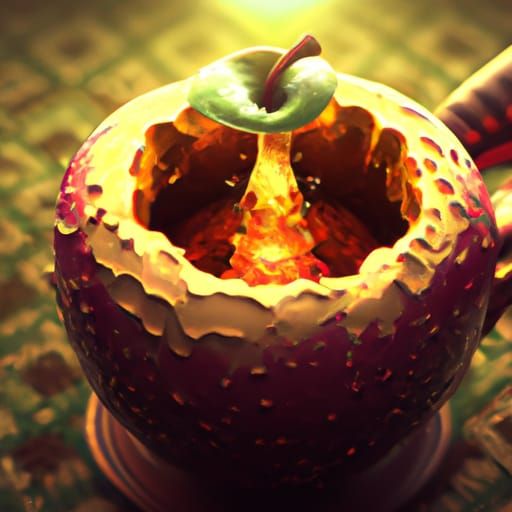 Apple inside of an apple