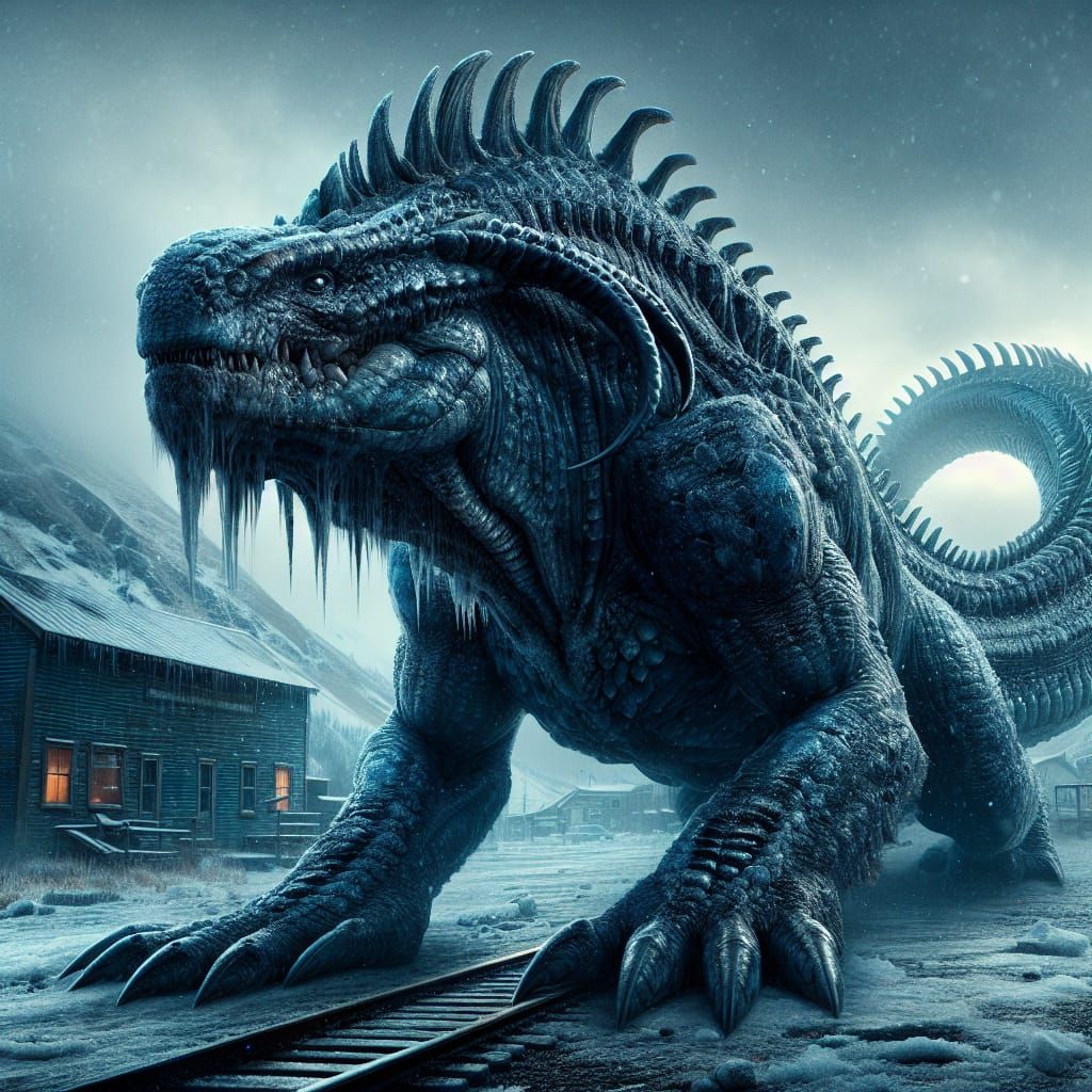 Sci-Fi Horror Lizard Rampage in Alaska