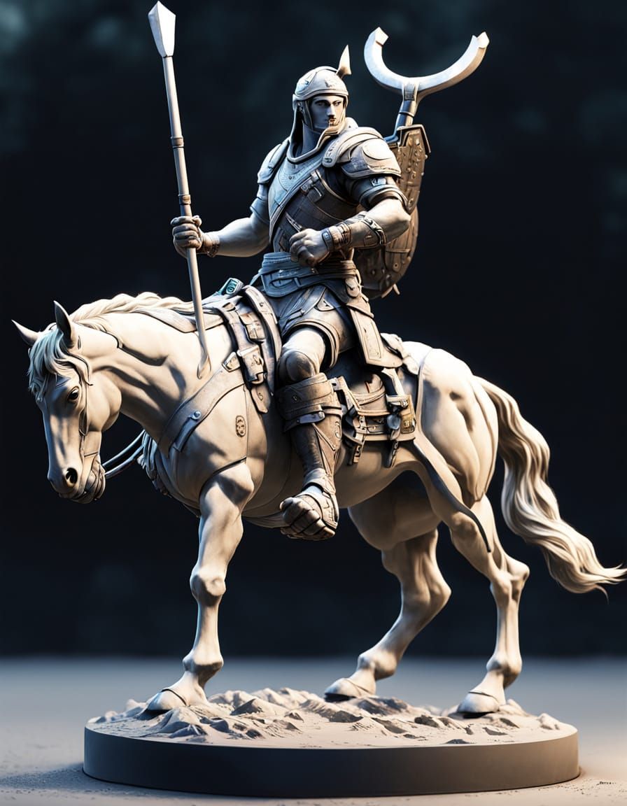 Vertically Divided Centaur: A Unique Creature Design