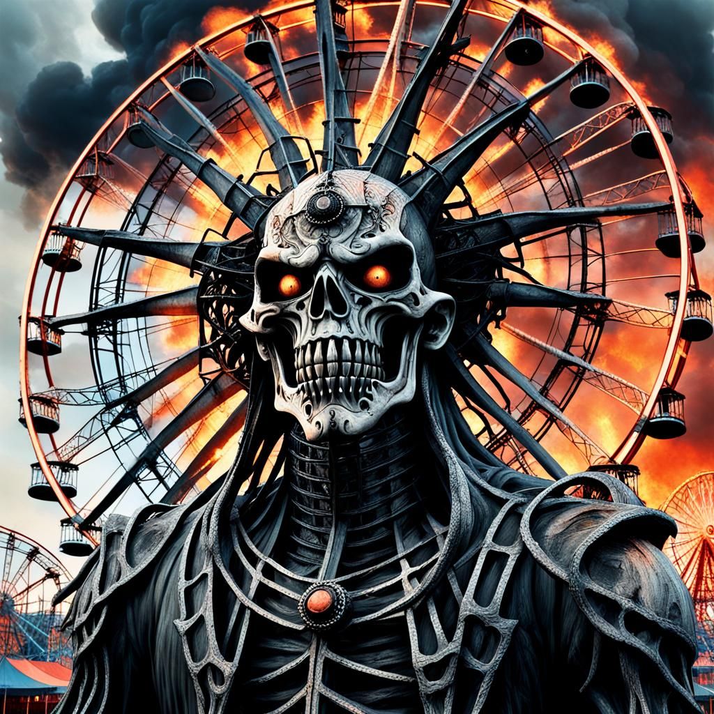 Demonic Carnival in Surreal Hellscape