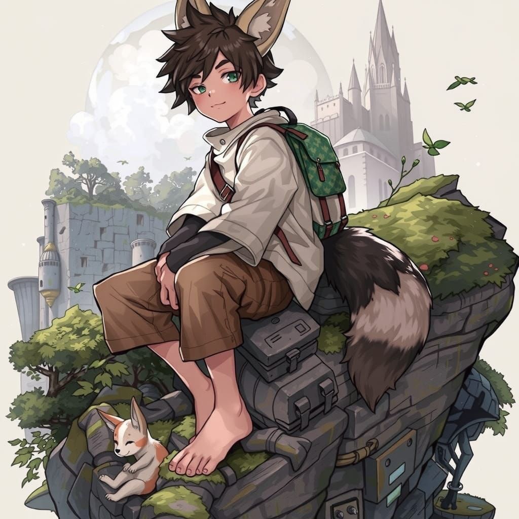 Charismatic Fox Character Steve in Vibrant Style