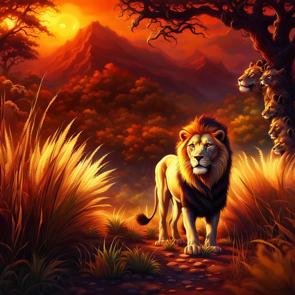 Ghostly Figures and Animals in Dark Fantasy Art