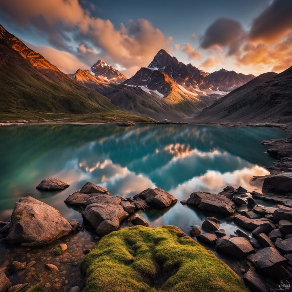 Ultra Realistic Landscape Photography in Bokeh Style
