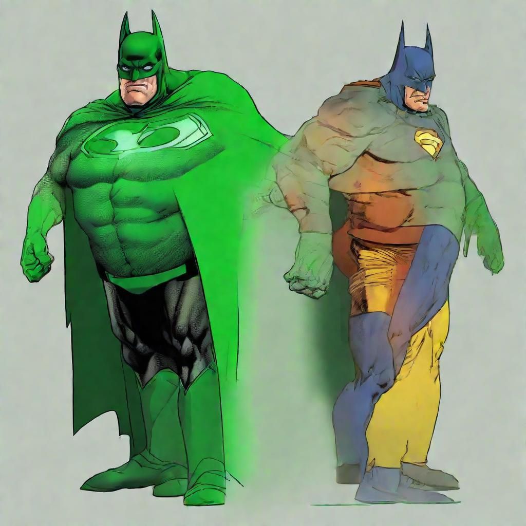 Humorous Obese Superhero Pensioners Unite