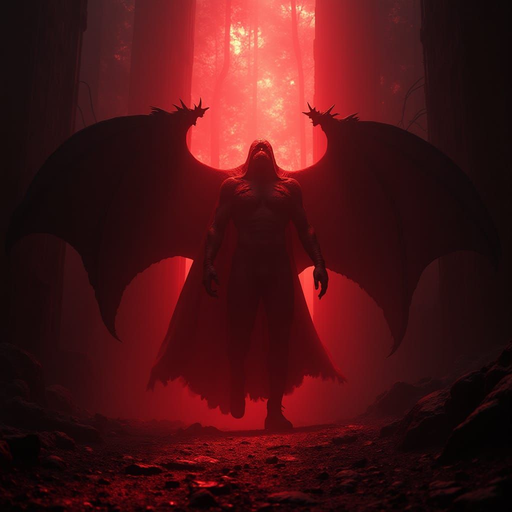 Vanta Black and Crimson Belly of the Beast