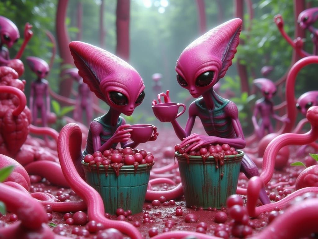 alien berry feast