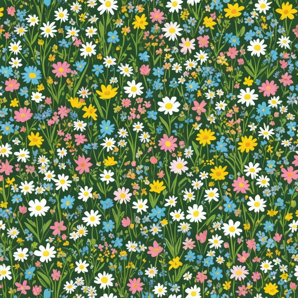 Vibrant Spring Scene