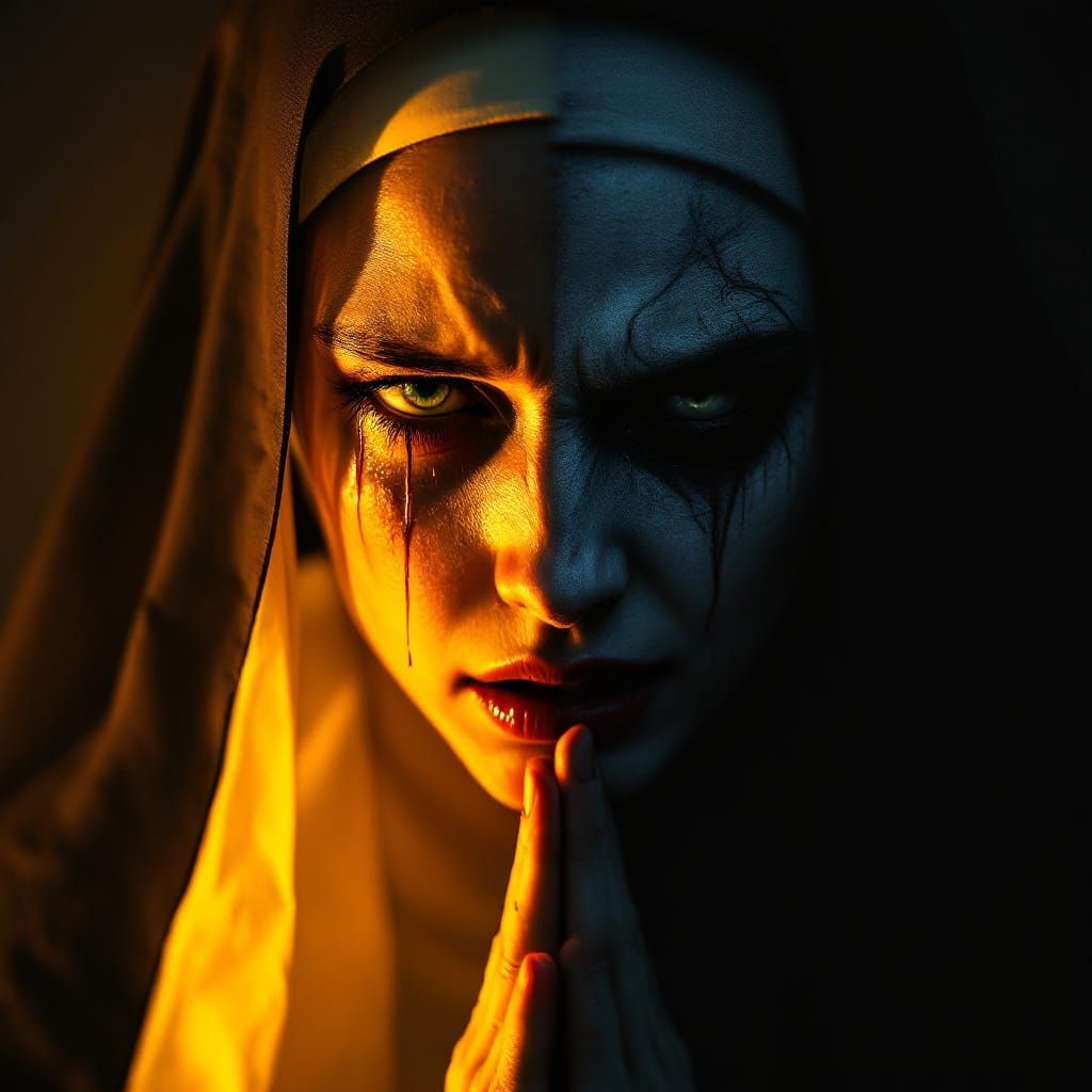 Tormented Nun in Twilight Realism