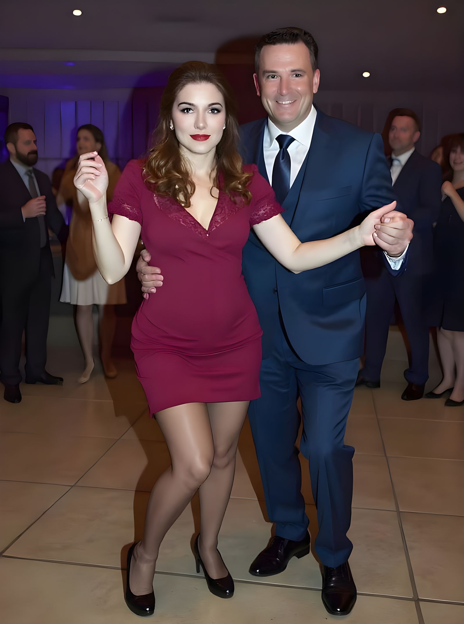 Woman Dancing at Wedding in HD