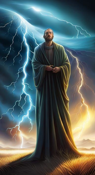 fortunate-warlock in a field of lightning strikes