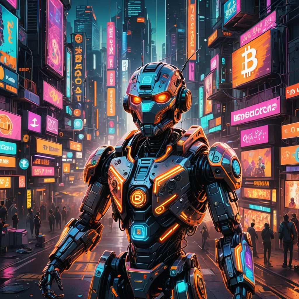 Bitcoin City: A Neon-Lit Vision of the Future