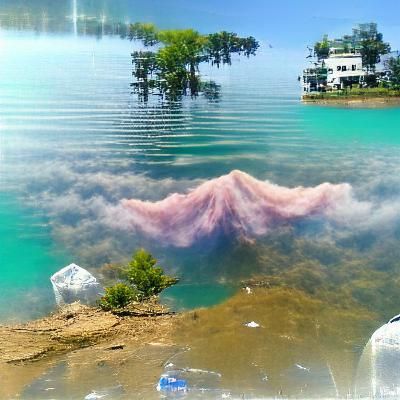 Mythical Clear Lake: A Tranquil Fantasy