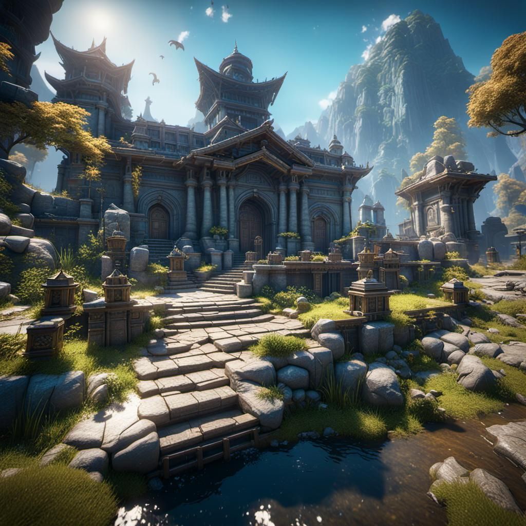 Sixteen Designs in 3D Cinematic Style