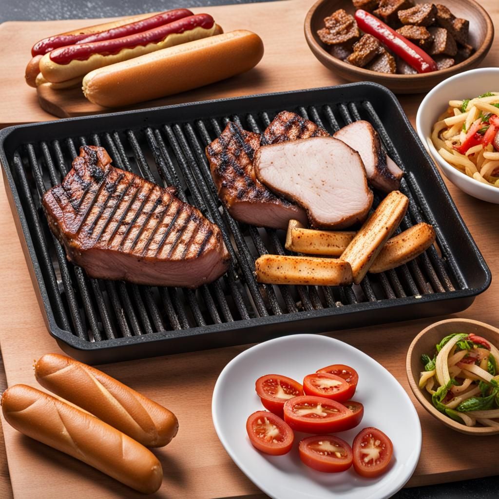 Time-Bending BBQ Grill Concept Art