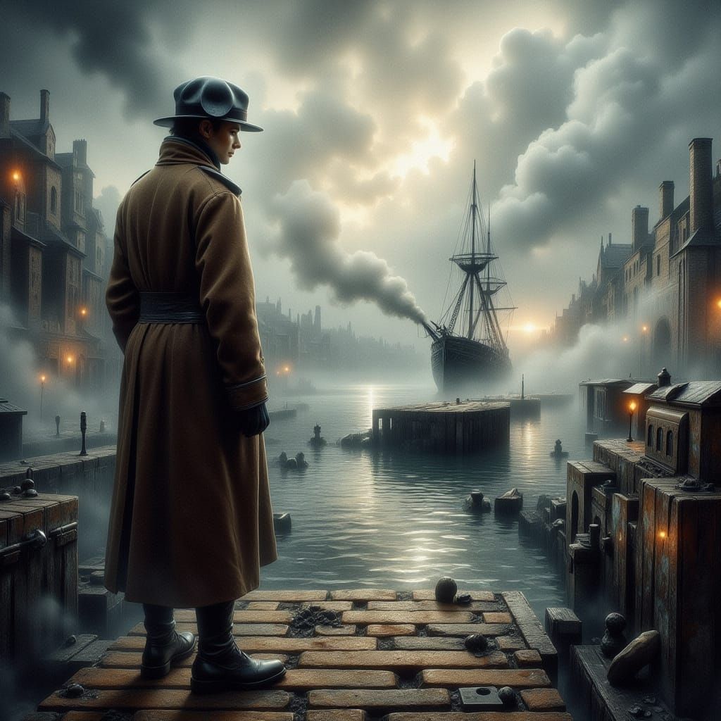 Port of Legends: Divine Light Over the Harbor