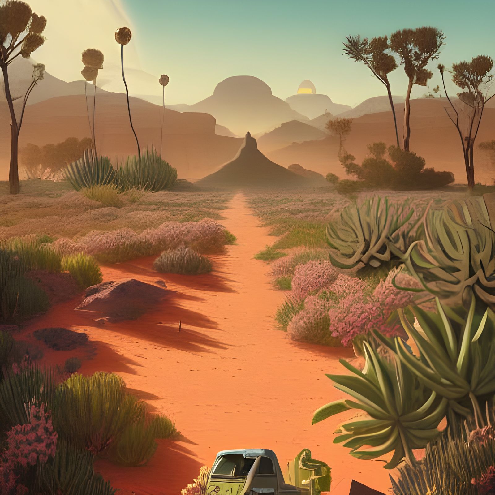 western desert landscape