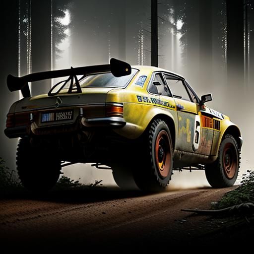 Mercedes-benz eqt rally car