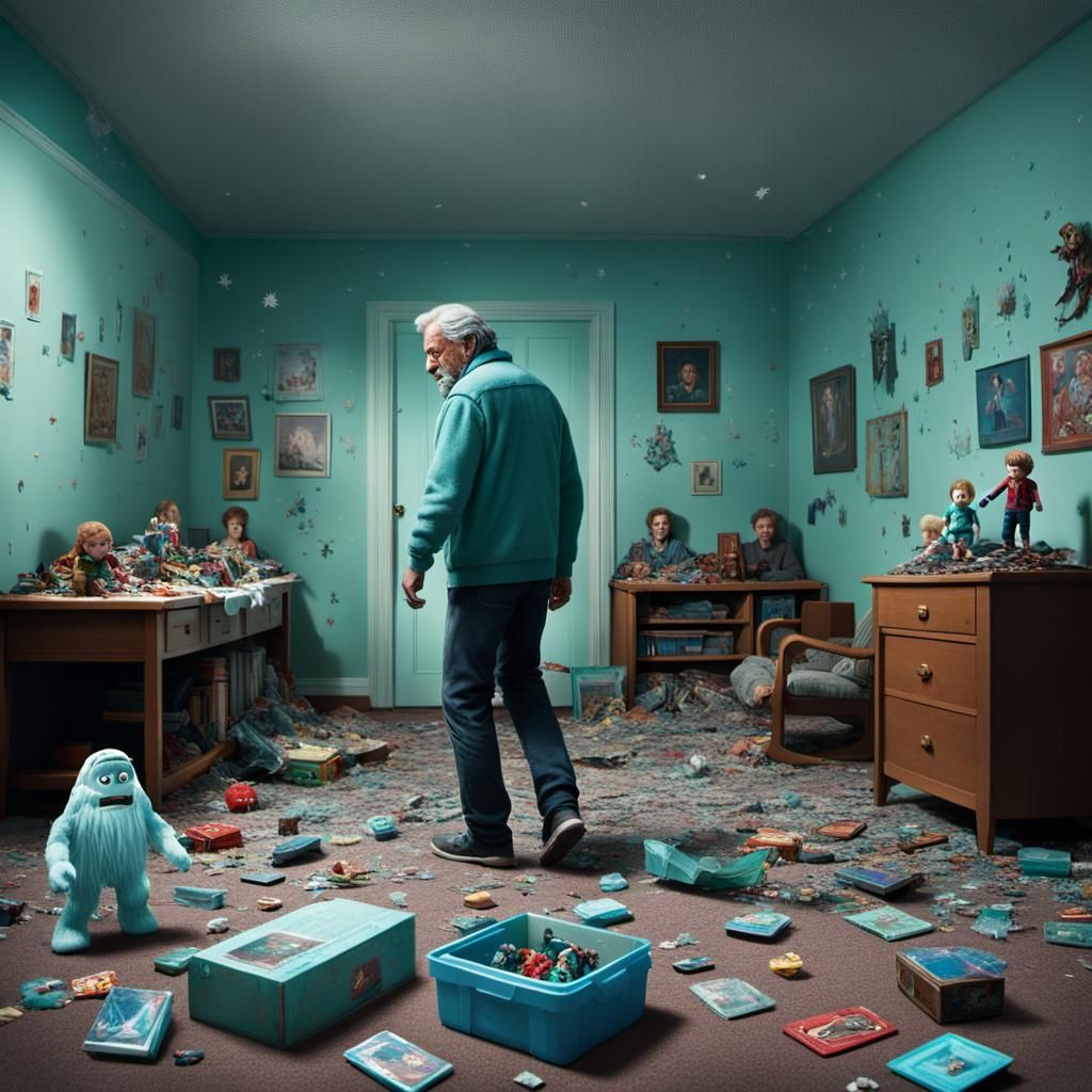 Father's Shock: Child Plays with Rare Action Figure