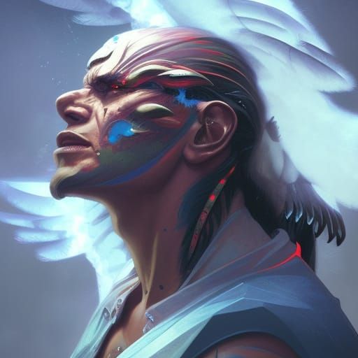 Demonic Eldridge Thunderbird Portrait in Unreal Engine 5