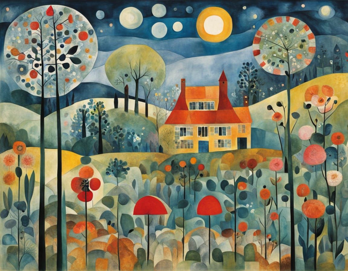 Winter Garden Dreaming of Summer: A Wachtmeister & Klee Insp...