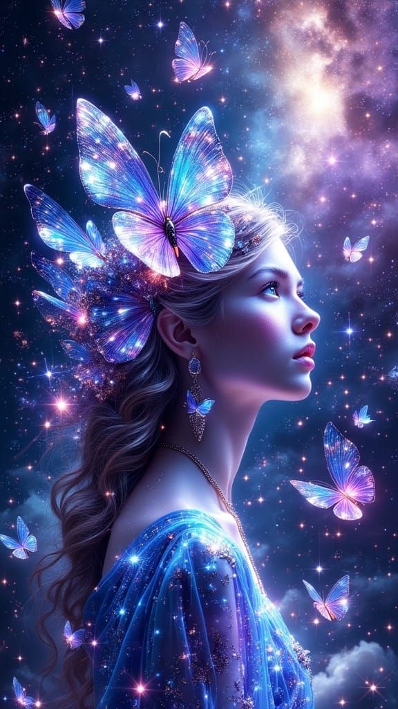 <lora:Exquisite Flux:1.0> Digital art butterflies digital pa...