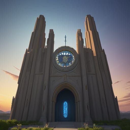 Jedi Enclave on Dantooine Reimagined in Futuristic Harmony