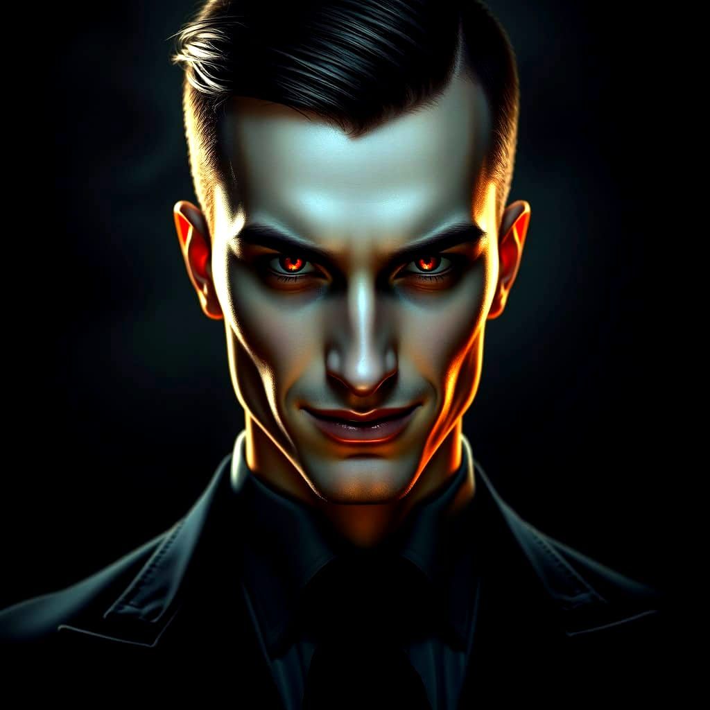 Charming Vampire's Mysterious Gaze