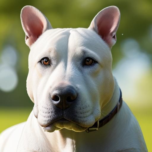 Bull Terrier Portrait in Natural Light