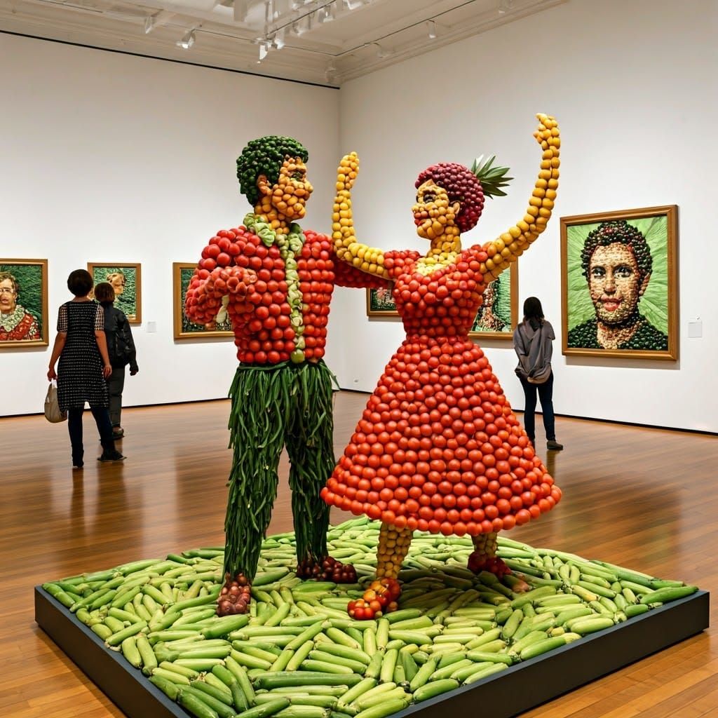 Fruit and Vegetable Sculpture Art Gallery