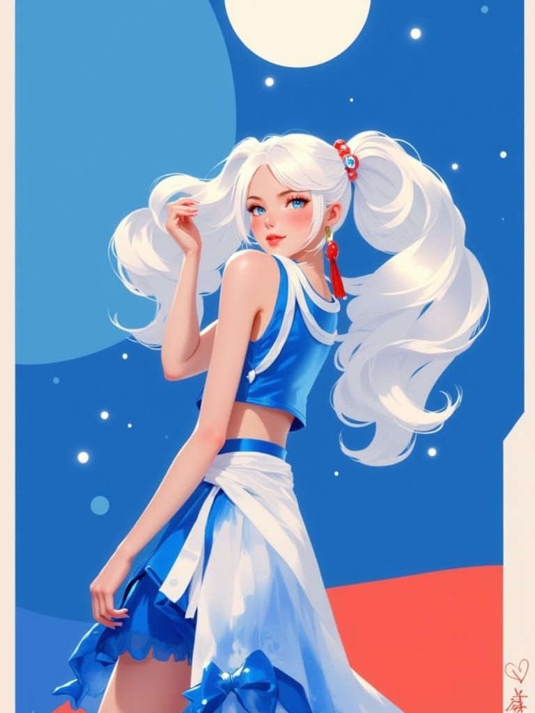 Princess Otohime in Summer Dress - Anime Style