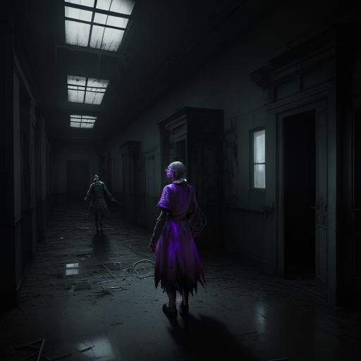 Abandoned Asylum: Dark Fantasy Concept Art