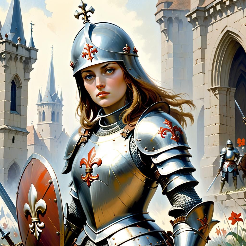 Joan of Arc in Shining Armor
