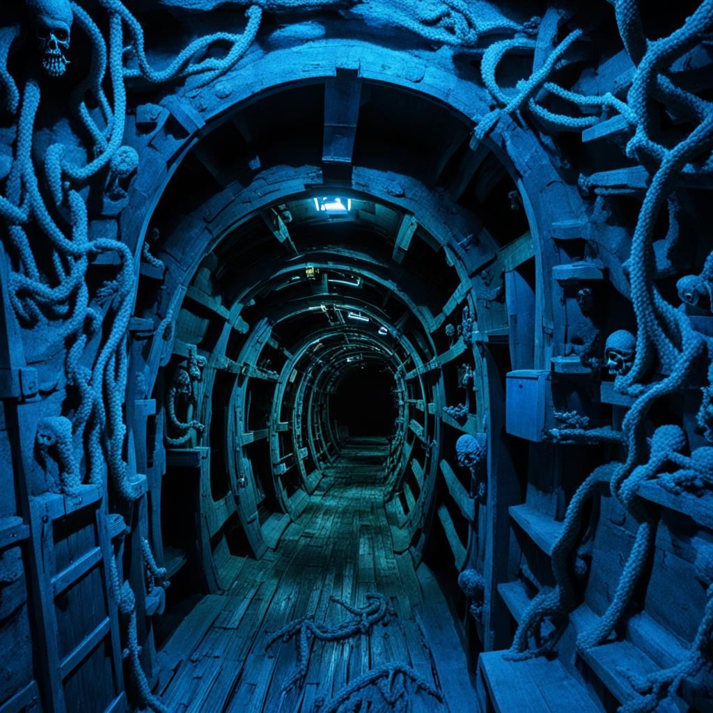 Surreal Inside View of Davy Jones' Locker