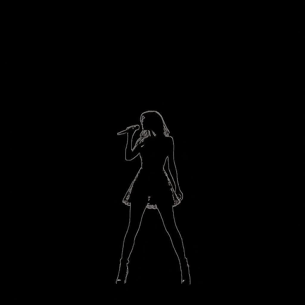 Taylor Swift Show Girl Silhouette